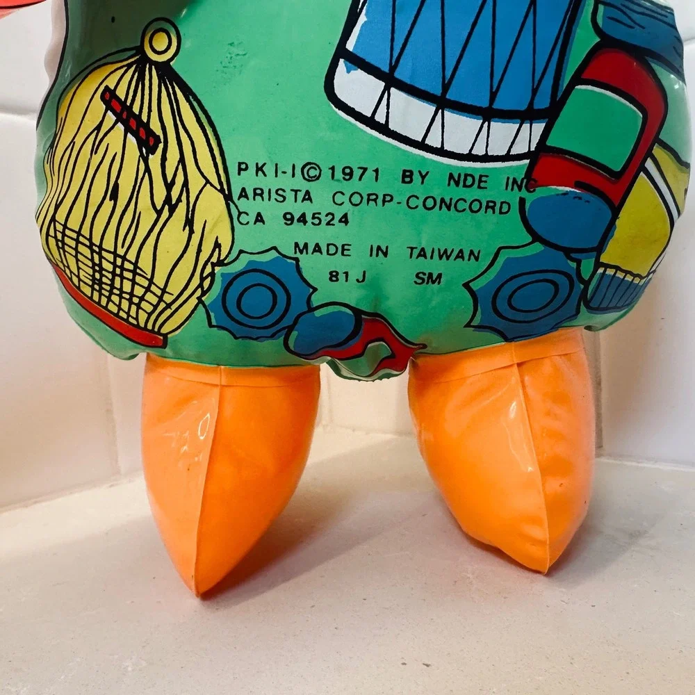 Vintage 1971 The Letter People Mr J Jumbled Junk Inflatable Arista Corp Alphabet